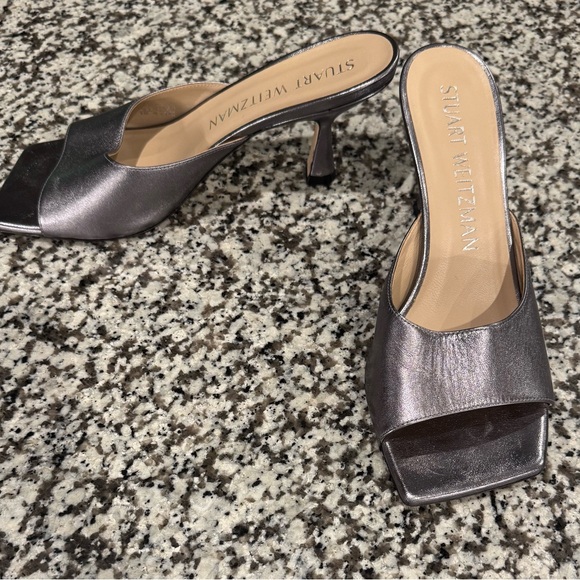 Stuart Weitzman Tia slide heel sandal - Picture 1 of 13